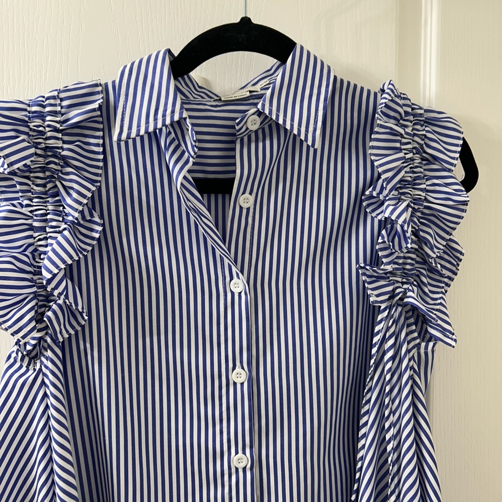 Molly Bracken Blue and white striped
Shirt Dress
XS
5 Star Seller